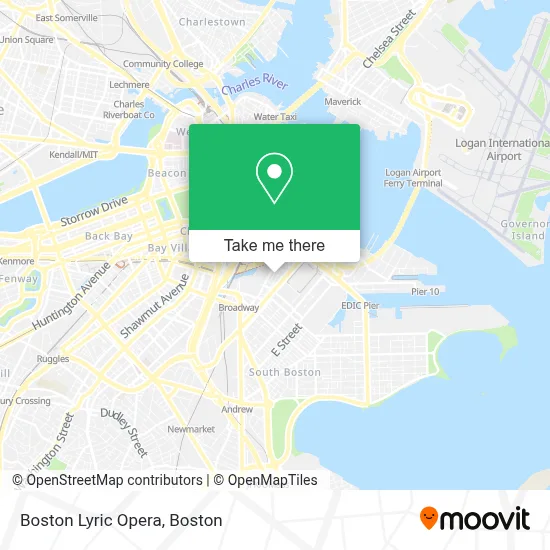 Boston Lyric Opera map