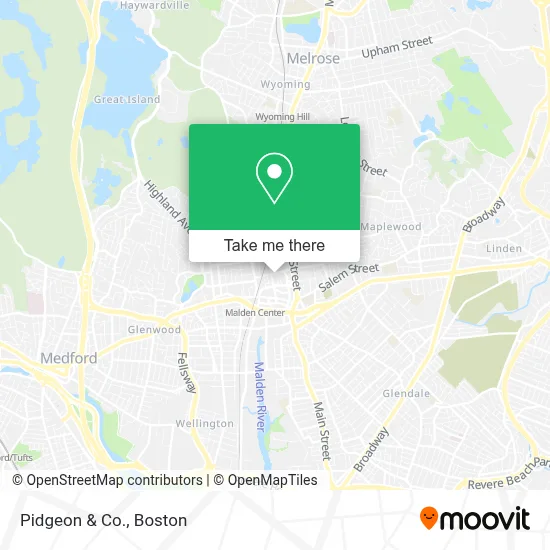 Pidgeon & Co. map