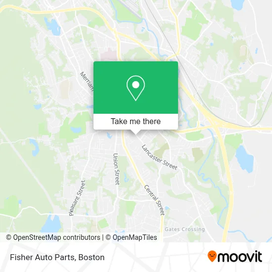 Fisher Auto Parts map