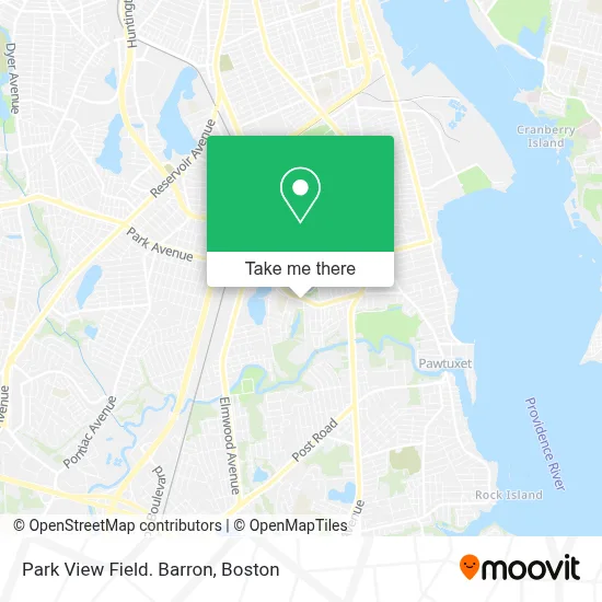 Park View Field. Barron map