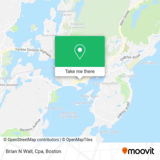 Brian N Wall, Cpa map