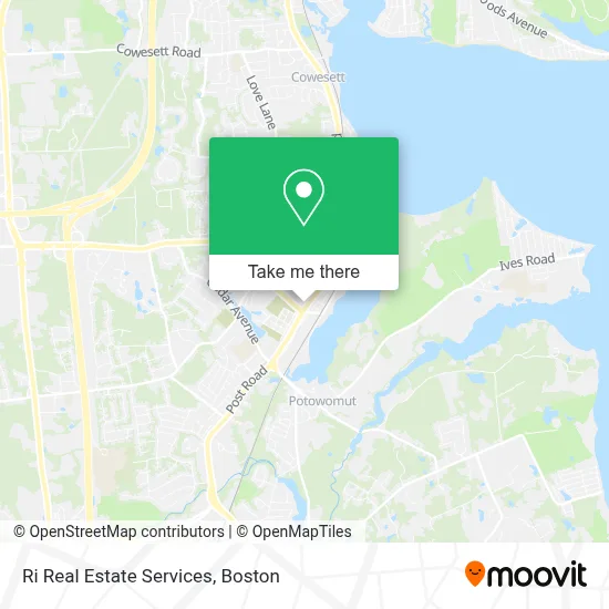 Ri Real Estate Services map