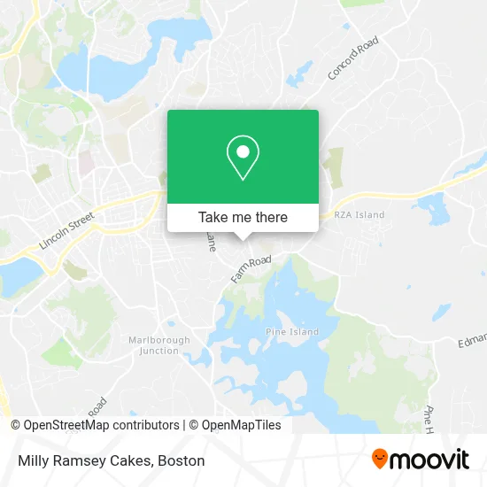 Milly Ramsey Cakes map