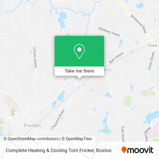 Complete Heating & Cooling Tom Fricker map