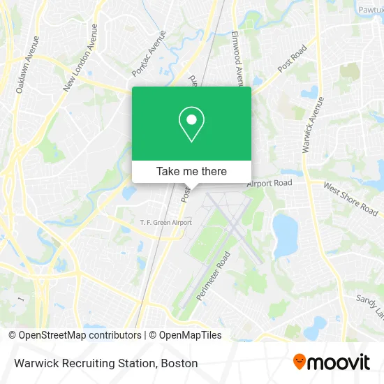 Warwick Recruiting Station map