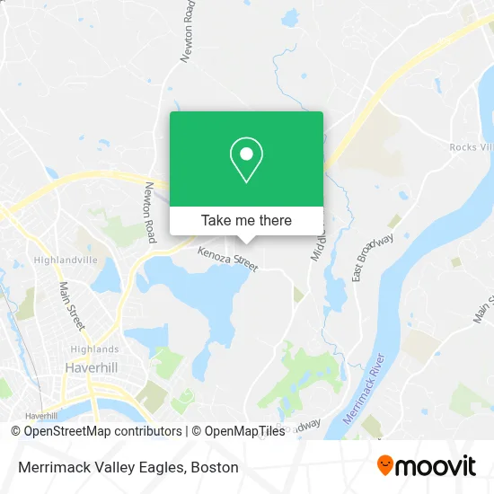 Merrimack Valley Eagles map