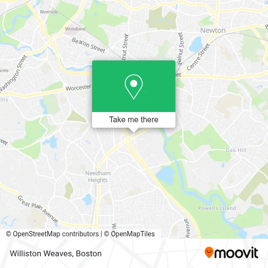 Williston Weaves map