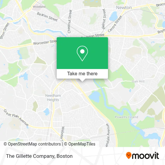 The Gillette Company map