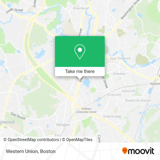 Western Union map