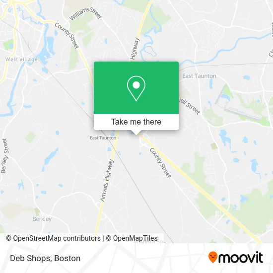 Deb Shops map