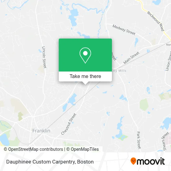 Dauphinee Custom Carpentry map