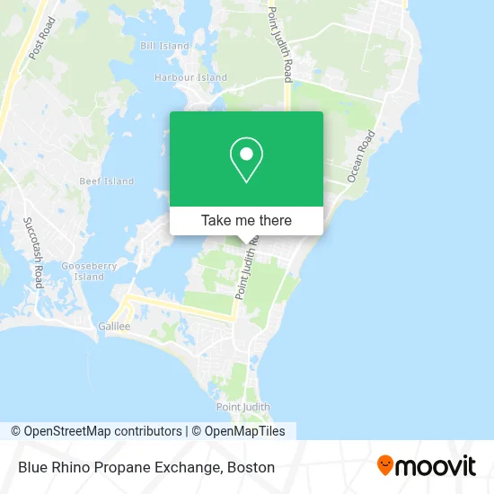 Blue Rhino Propane Exchange map