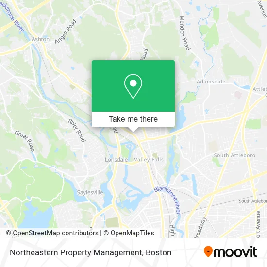 Northeastern Property Management map