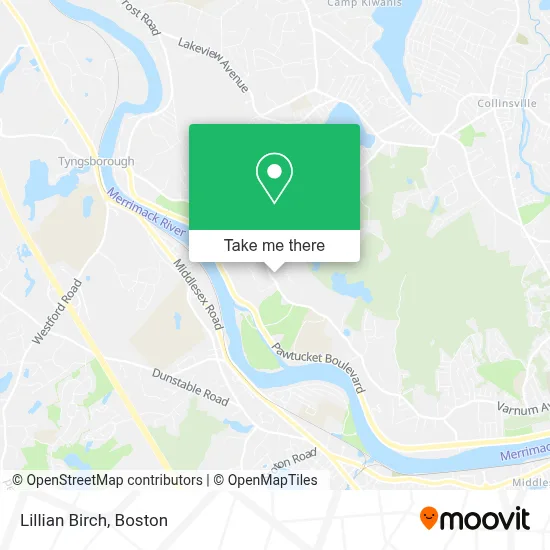 Lillian Birch map