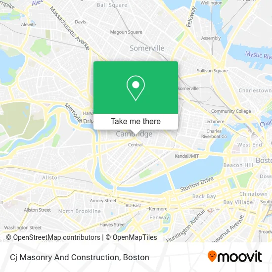 Cj Masonry And Construction map
