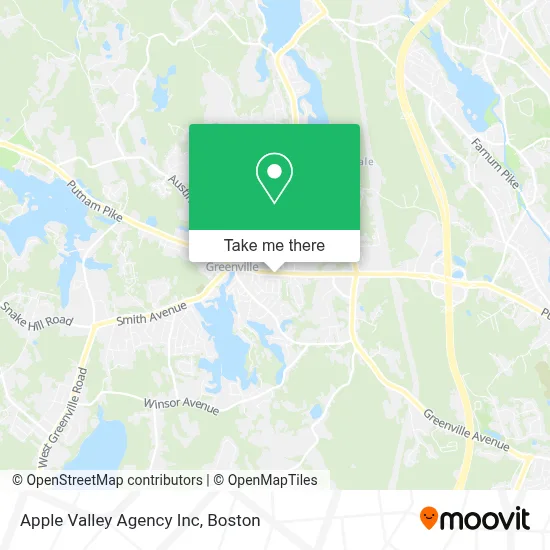 Apple Valley Agency Inc map