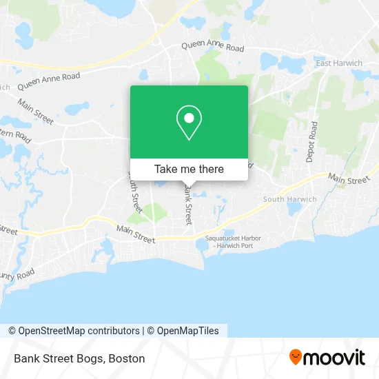 Bank Street Bogs map