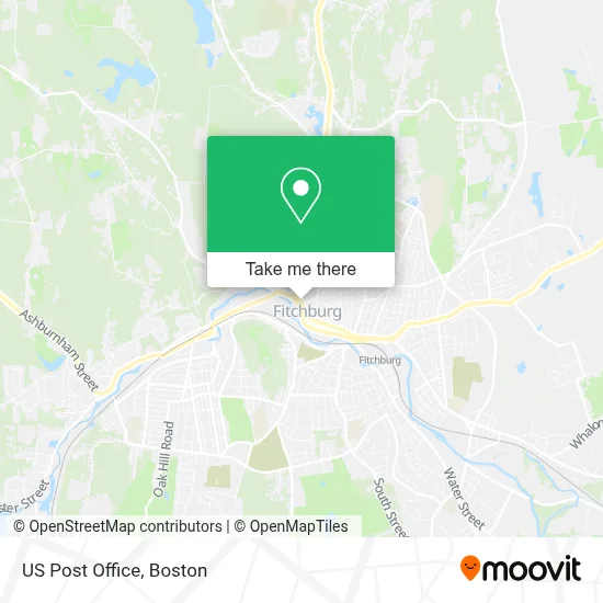 Us Post Office map