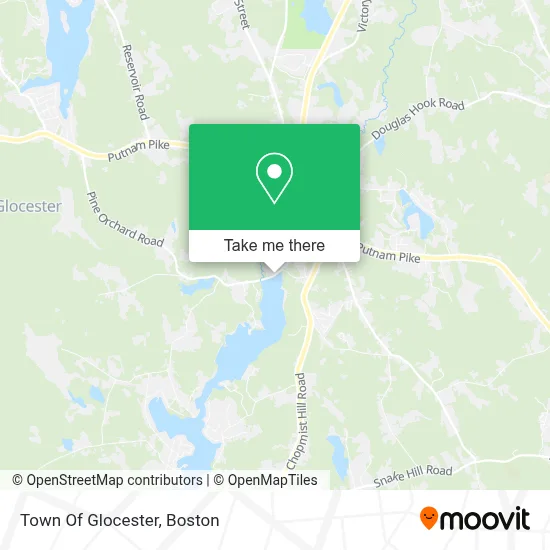 Town Of Glocester map