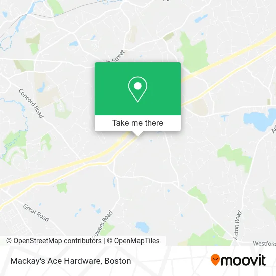 Mackay's Ace Hardware map