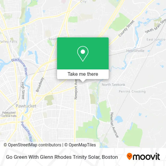 Go Green With Glenn Rhodes Trinity Solar map