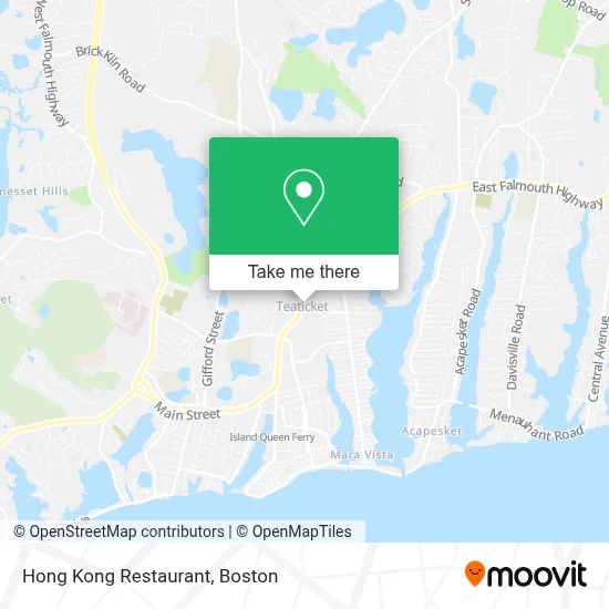 Hong Kong Restaurant map