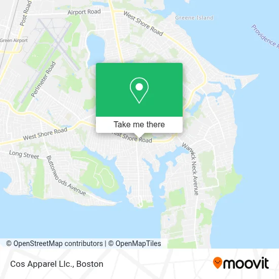 Cos Apparel Llc. map