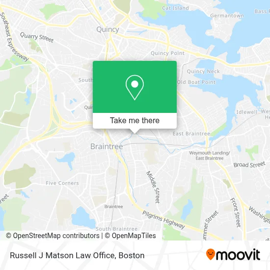 Russell J Matson Law Office map
