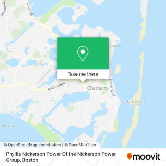 Phyllis Nickerson Power Of the Nickerson Power Group map