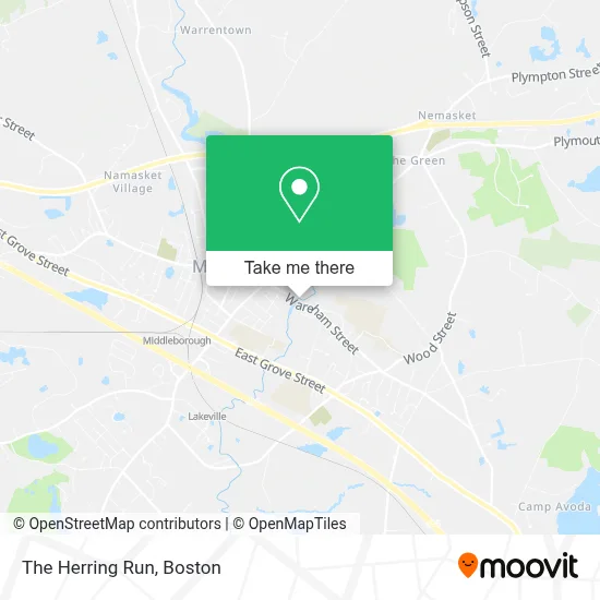 The Herring Run map