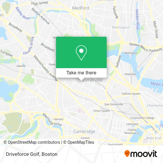 Driveforce Golf map
