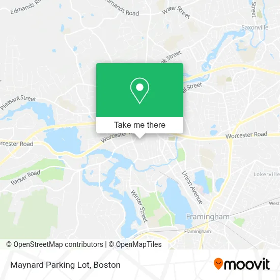 Maynard Parking Lot map