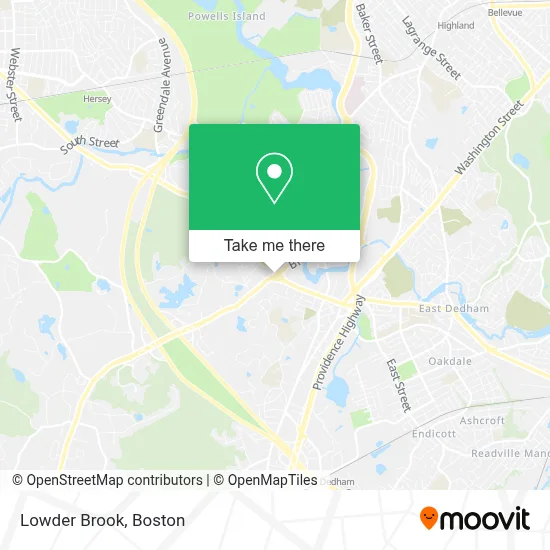 Lowder Brook map