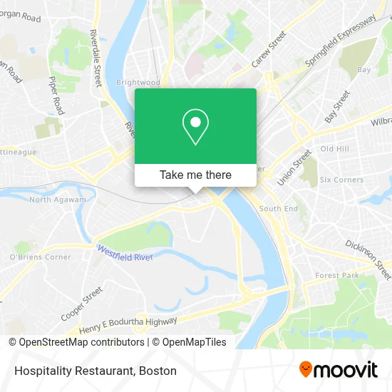 Hospitality Restaurant map