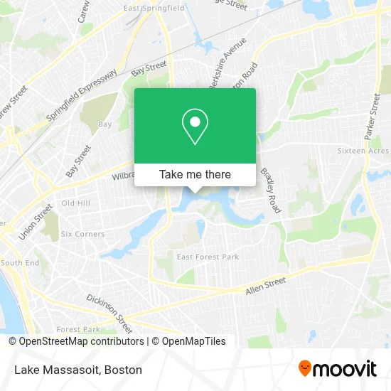 Lake Massasoit map