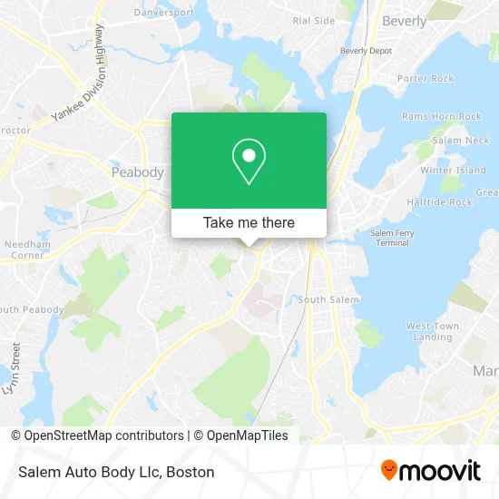 Salem Auto Body Llc map