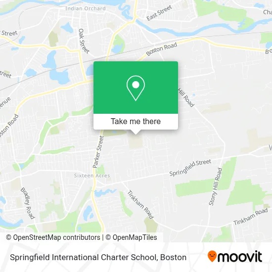 Springfield International Charter School map