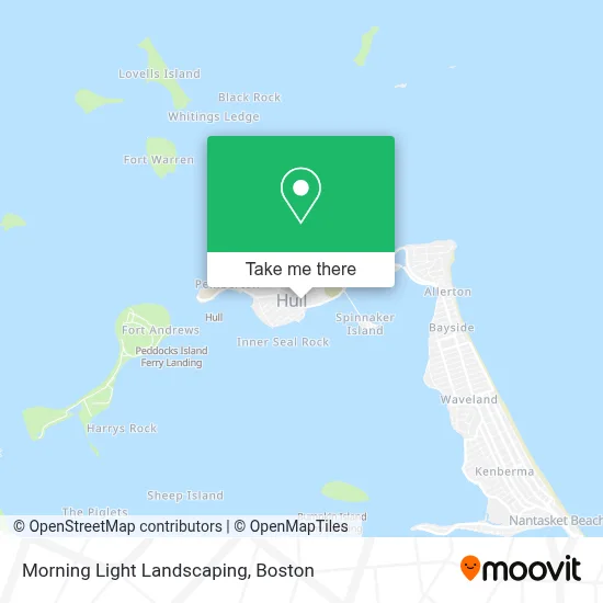 Morning Light Landscaping map