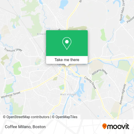 Coffee Milano map