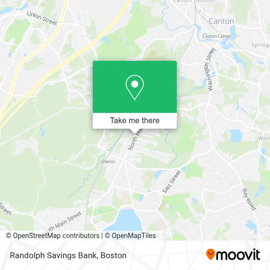 Randolph Savings Bank map