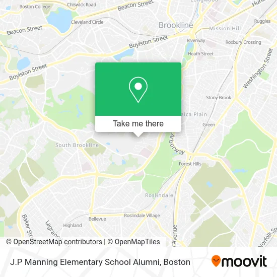 J.P Manning Elementary School Alumni map