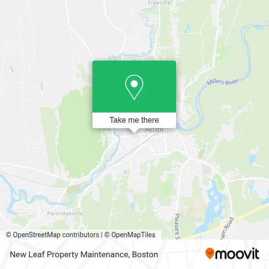 New Leaf Property Maintenance map