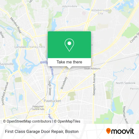 First Class Garage Door Repair map