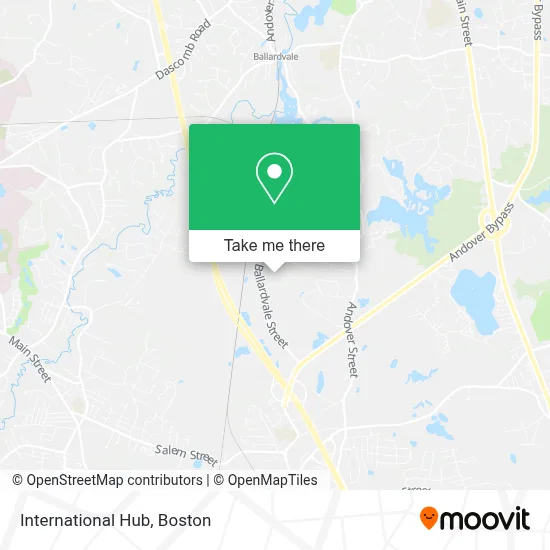 Hub International map