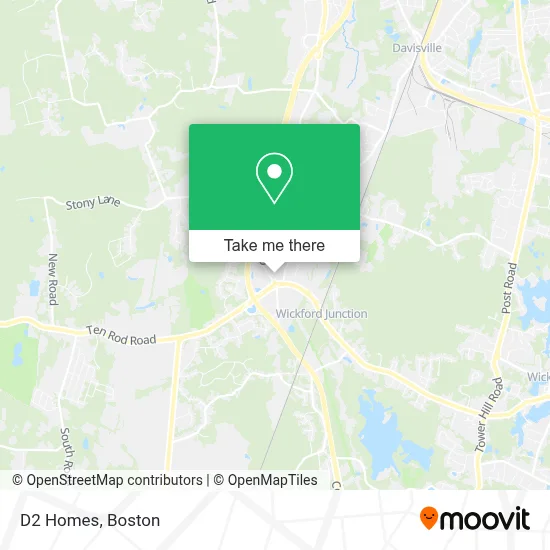 D2 Homes map