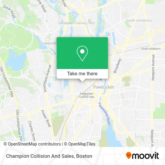 Champion Collision And Sales map