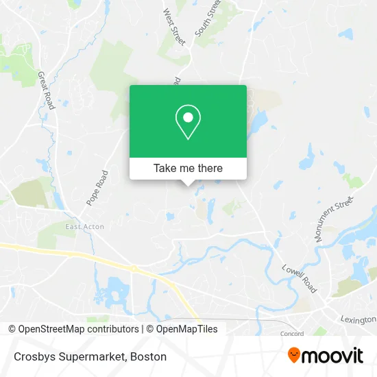 Crosbys Supermarket map