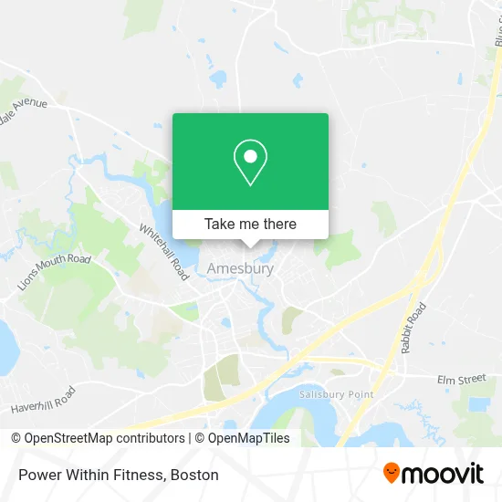 Power Within Fitness map