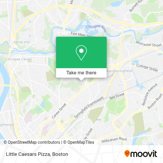 Little Caesars Pizza map