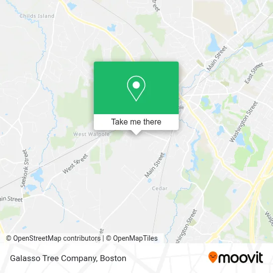 Galasso Tree Company map